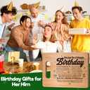 4 x Birthday Gifts for Women Men,Best Friend Birthday Gifts for Her Him,Year Old Birthday Gifts for Women Friendship,Birthday Gift Ideas for Dad Mom Sister Girls,Happy Birthday Decorations Cutting Board