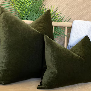 Green Pillowcase 17x17Inc
