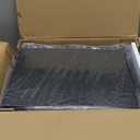 AMHANCIBLE End Tables Living Room with Charging Station, Narrow Side Table with USB Ports and Outlets, Slim Nightstand with 3 Fabric Drawers for Bedroom, Small Space, Rustic Brown, HETN013BR-1