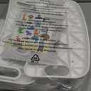 Forbena Potty Training Toilet Seat with Step Stool Ladder, Toddler Kids Potty Seat for Boys Girls, Non Slip Foldable Toilet Training Seat with Soft Cushion, Comfortable Handles (White-Grey)