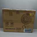 Wall Mount Fan, 20In Oscillating Wall Fan with 7000CFM, 3-Speed, Upgrade Motor High Velocity Industrial Fans for Commercial, Garage, Residential and Patio Use, Yellow