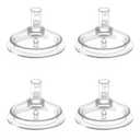 Nipples for Philips Avent Baby Bottles, Natural Trainer Sippy Cup My Grippy Spout/Natural Trainer Sippy Cup, Soft 100% Silicone Nipples, Fast Flow 5, 8m+ (Straw Nipple(4 pieces))