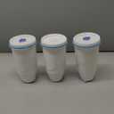 Compatible with Zero Pitchers and Dispenser, 0 TDS Premium Filtration, Fit for ZR-001 ZR-004 ZP-006 ZR-017 ZS-008 Filters, reducing Lead, Chromium, and Contaminants by Sensiblopt, 3 Pack