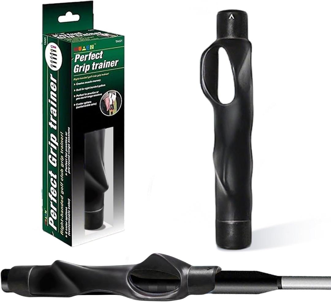 Golf Grip Trainer & Swing Training Aid Correct Hand Positioning, Improve Swing Consistency & Muscle Memory Practice Tool for Beginners & Intermediate Golfers