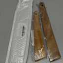 2 Pcs Teak Wooden Spatula Set Flat Spurtles Kitchen Tools Turner Small Wood Scraper Spatulas for Cooking Spoon Non Toxic Bamboo Kitchen Utensils Sourdough Stirrer Spurtle Egg Flipper Cast Iron Spatula (11.8" & 10" Set)