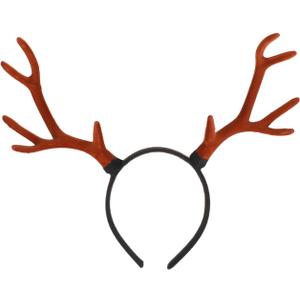 Ciieeo Reindeer Antlers Headband, Adult Deer Antlers Headband 1Pc Halloween Christmas Cute Hairband Reindeer Ears for Party