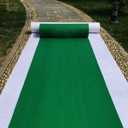Aisle Runners Wedding Grass Green Aisle Runner Carpet Rugs for Step and Repeat Display, Ceremony Parties and Events Indoor or Outdoor Decoration 2ft Wide x 15 ft Long