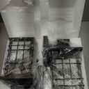 Motion Sensor Outdoor Wall Lights Black, Dusk to Dawn Outside Porch Lights Fixture Wall Mount, Waterproof Exterior Light Fixtures, 2-Pack Matte Black Wall Sconces Lantern for House Patio Garage (11.4 inch)