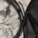 28 In Cast Iron Manhole Cover and Frame, B Class 28100 lbs Heavy-Duty Driveway Septic Tank Lid with Base, Round Black Anti-Slip Inspection Well Cover for Garage (True 27.6" ID)