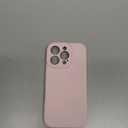 LOVE 3000 Designed for iPhone 16 Pro Case, Premium Silicone with [Soft Anti-Scratch Microfiber Lining] Shockproof Protective Phone Case for Men Women Girls 6.3", Chalk Pink