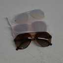 livho Trendy Polarized Aviator Sunglasses Women Men, Retro Sun Glasses for Women Men 2025, Oversized UV Protection Shades (Pink + Brown/Brown Tortoise/Brown + Clear Brown)