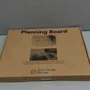 Acrylic Magnetic Dry Erase Board for Fridge, 2-Pack Monthly & Weekly Calendar Planner Note Blackboard Set for Refrigerator/Wall/Glass/Kitchen, 7 Colors Markers (16"x12")