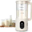 8 in1 Automatic Nut Milk Maker, 40oz Soybean Milk Machine, Homemade Almond, Oat, Soy, Plant-Based Milk and Non Dairy Beverages, 12 Hours Timer/Room Temp/Auto-Clean/Keep Warm/Boil/Low-Noise