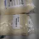 Chyhomenyc Cream Sheer Valances for Windows 2 Pack, Small Window Curtains for Living Room Bathroom Cafe Laundry Basement, Modern Top Dual Rod Pocket Voile Curtain, 42W x 14L inches