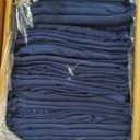 Bulk Case Pack of 16 Sheet Sets - Twin Size Sheet Sets - Navy Blue