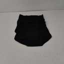 Women's Cotton High Waisted Underwear Stretch Panties Full Coverage Postpartum Soft Briefs Breathable 5 Pack (X-Large, Black)