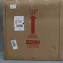 Chalkboard Set - 24 x 24 in Black Board with 1 Magnetic Chalk Eraser, 14 Chalk Sticks (7 Colors) and 4 Magnets - Large Message Wall Hanging Blackboard with Sturdy Frame for Home Office Study School