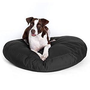 SELUGOVE Round Dog Bed Replacement Cover, Waterproof Dog Bed Liner, Washable, Waterproof Bed Cover, Suitable for Dogs and Cats - Cover Only