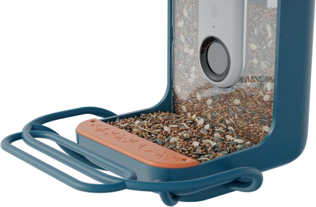 Birdbuddy Blue Perch Extender Add-On Accessory for Better Watching Experience - Outdoor Bird Perch - Weatherproof and Durable