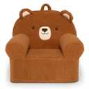 Delta Children Deluxe Cozee Chair, Brown Teddy Bear