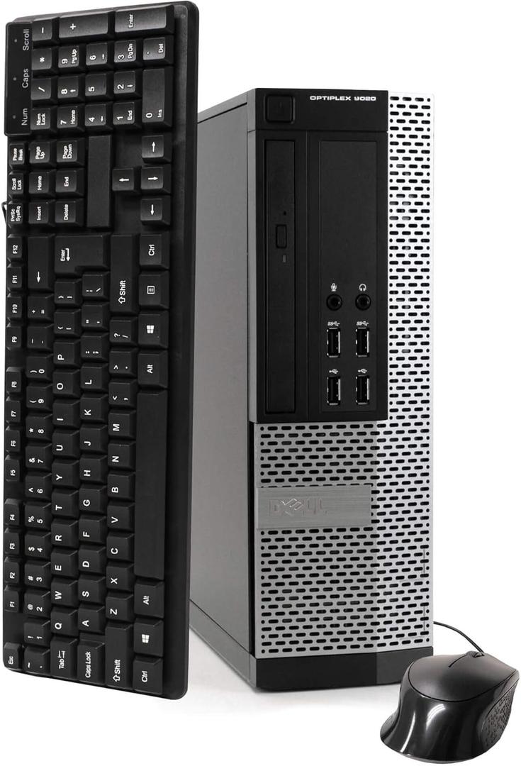 Dell Premium Desktop Computer PC, Intel Quad Core i5 3.2GHz, 16gb RAM, 1TB HDD, DVD, Bluetooth, WiFi, Compatible with Dell OptiPlex 9020 