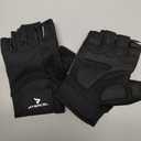 ATERCEL Weight Lifting Gloves Full Palm Protection, Workout Gloves for Gym, Cycling, Exercise, Breathable, Super Lightweight for Mens and Women (Black, X-Large)