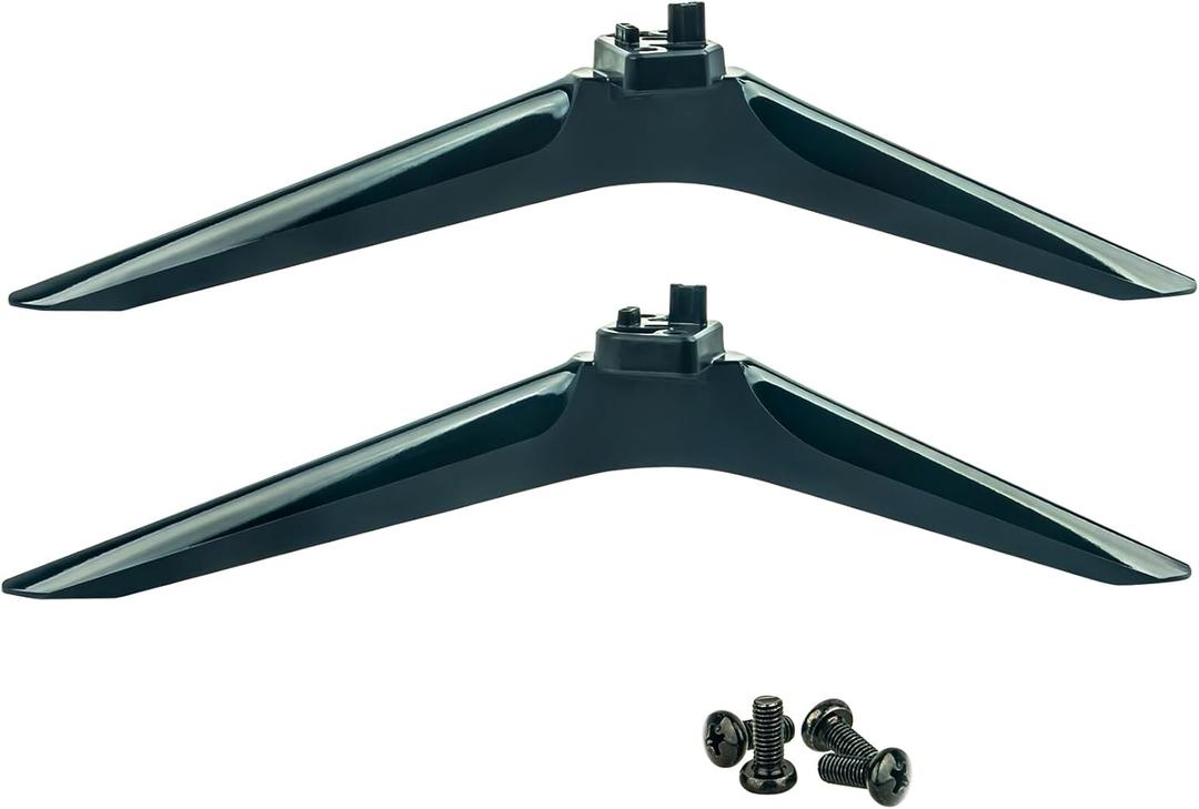 ZdalaMit Replacement Base Stand for Hisense Smart TV 58R6E3, Non-Slip TV Legs for Hisense 58"" 4K UHD Smart TV 58R6E3, Table Top TV Stand for Hisense TV 58R6E3, Black