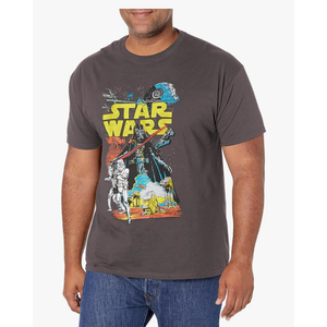 STAR WARS Men's Galactic Battle T-Shirt L