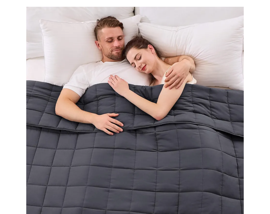 King Size Weighted Blanket for Adults (20 lbs, 80” x 87”, Black) Cooling Heavy Blanket for Sleeping Perfect for 190210 lbs, Breathable Blanket for Adults & Couple All Season, Machine Washable