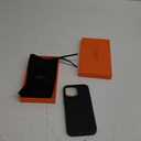 LONLI Classic - for iPhone 16 Pro Max Leather Case [Camera Control Button Coverage] - European Genuine Vele Leather Phone Case - Smoothen and Soften Over Time - [Compatible with Magsafe] - Black