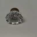 CEYMIO 8 Pack Crystal Drawer Knobs Cabinet Knob Antique Drawer Pulls, Kitchens Closet Dresser Drawers Cupboard Wardrobe Vintage Pull, Clear Crystals Champagne Bronze Base Pack