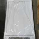 White Double-Sided Sidewalk A-Frame Sign w/Protective Lens 24"x36"