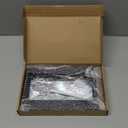 Malldii 9.5” Large Acrylic Straw Holder for Cabinet Door - Reusable Tumbler Straw Organizer Storage, Small Kitchen Accessories Container, Ultra Sticky Cupboard Door Mounted (Black)