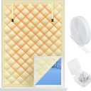 3 Layer 39" x 62" Thermal Insulated Window Cover,Oxford Windows Blanket Curtains Winterizing Kit Window Insulation for Winter Keeping Warm