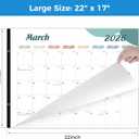 Desk Calendar 2025-2026, Desk Calendar Large 22x17, 18 Months Desk Top Calendar, From July 2025 to December 2026 with To Do & Notes, Holiday & Julian Date for Home, School & Office