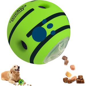 Interactive Puzzle Dog Treat Ball, Treat Dispensing Enrichment Dog Toys Ball, XL, 5.51 in (14 cm)