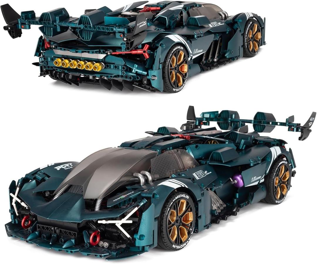 Millanio Super technic Car Model Building Kit,1:8 Scale Model and Race Engineering Toy,Adult Collectible Model Cars Kits to Build,Technic Car Sets for Adults(3446pcs)