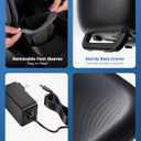 KNQZE 2 in 1 Shiatsu Foot and Calf Massager with Heat, Ottoman Foot Massager for Plantar Fasciitis, Neuropathy, Foot Pain Relief, FSA Eligible HSA Store, Father Day Gift for Men, Up to Men Size 12