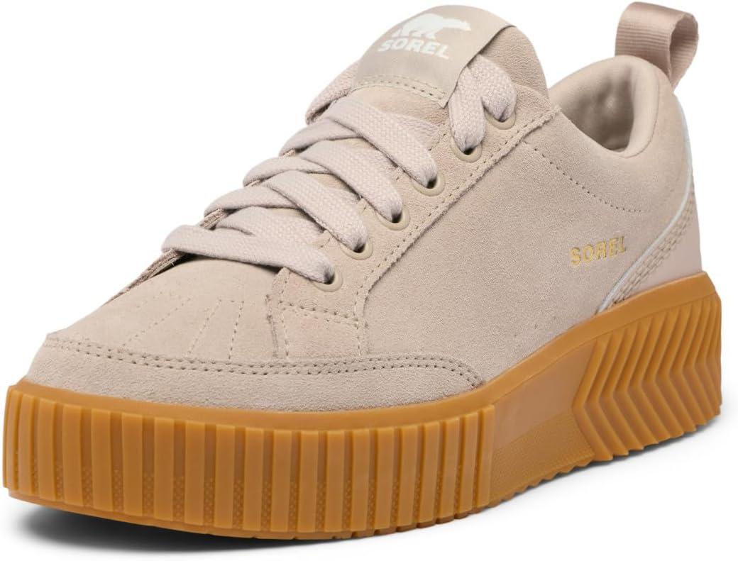 Sorel Women's ONA Ave Low Waterproof Sneaker, Crushed Clay/ Gum 2, 8