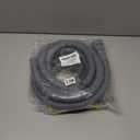 Washing Machine Drain Hose Universal 11.4 FT Dishwasher Drainage Hose Flexible Corrugated Washer Hose Extension Kit with 1 U-Bend Holder, 1 Extension Adapter and 4 Steel Clamps