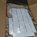 KaimuBench Heavy Duty Shower Bench for Inside Shower, White Poly Shower Stool Seat for Shaving Legs or Spa Bath Seat, Waterproof Plastic Shower Chair Seat with Adjustable Feet, Non-Slip, Size: L (21.3*14*17.3'')