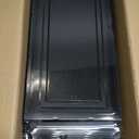 ARSTPEOE 12 Pack Upgrade Harder Shoe Organizer, Shoe Storage with Magnetic Front Door, Clear Shoe Boxes Foldable Space-Saving Shoe Rack for Sneaker Boot Container, Black