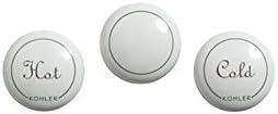 Kohler GP1077792-0 Plug Button with Fairfax Widespread, Deck and Bidet Faucets Color: White Model: GP1077792-0 Tools & Home Improvement