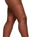 Berkshire 4413 Women's Ultra Sheer Non-Control Top Pantyhose with Sandalfoot Toe Made in USA Nylon & Cotton Blend