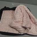 Kids Weighted Blanket Twin 5lbs (36"48",Pink) Breathable Soft Minky Weighted Throw Blanket for All Season,Heavy Blanket with Premium Glass Beads