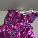 C-ZOFEK Women's Purple Hero Suit Cosplay Costume Crop top with Stockings for Halloween Christmas, S