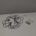 2 Pack St. Patrick's Day Window Lights, 13" 8 Modes Double Shamrock Window Lights, 65 LED Battery Powered Clover Lights with Remote, Timer, Lighted St. Patrick's Day Decoration for Window Home Wall (Green)