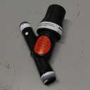Rain Bird PRF07530S Drip Irrigation In-Line 30 PSI Pressure Regulating "Y" Filter, 3/4" Male Pipe Thread, Black