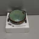 Henten Home 20 OZ Ramen Bowls Set, Ceramic Japanese Noodle Bowls Set of 2, Porcelain Deep Salad Bowl with Chopsticks for Udon, Reactive Glaze, Microwave Safe (Teal) (Green)