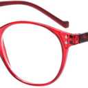 NORPERWIS 5 Pairs Reading Glasses - Standard Fit Spring Hinge Readers Glasses for Men and Women (Black Purple Red Blue Brown, 3.50, Medium)